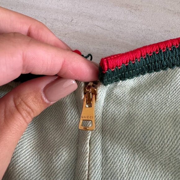 Gucci Light Green Dress Women Size 42 - Picture 10 of 14